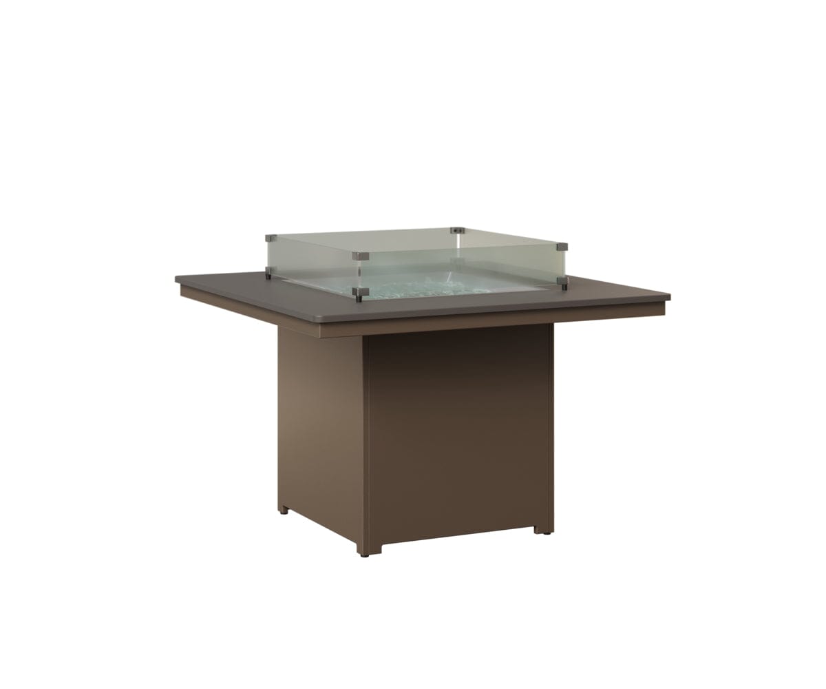 Numa 47" Sq Fire Table Dining Rockwood Outdoor Furniture 
