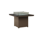 Numa 47" Sq Fire Table Dining Rockwood Outdoor Furniture 