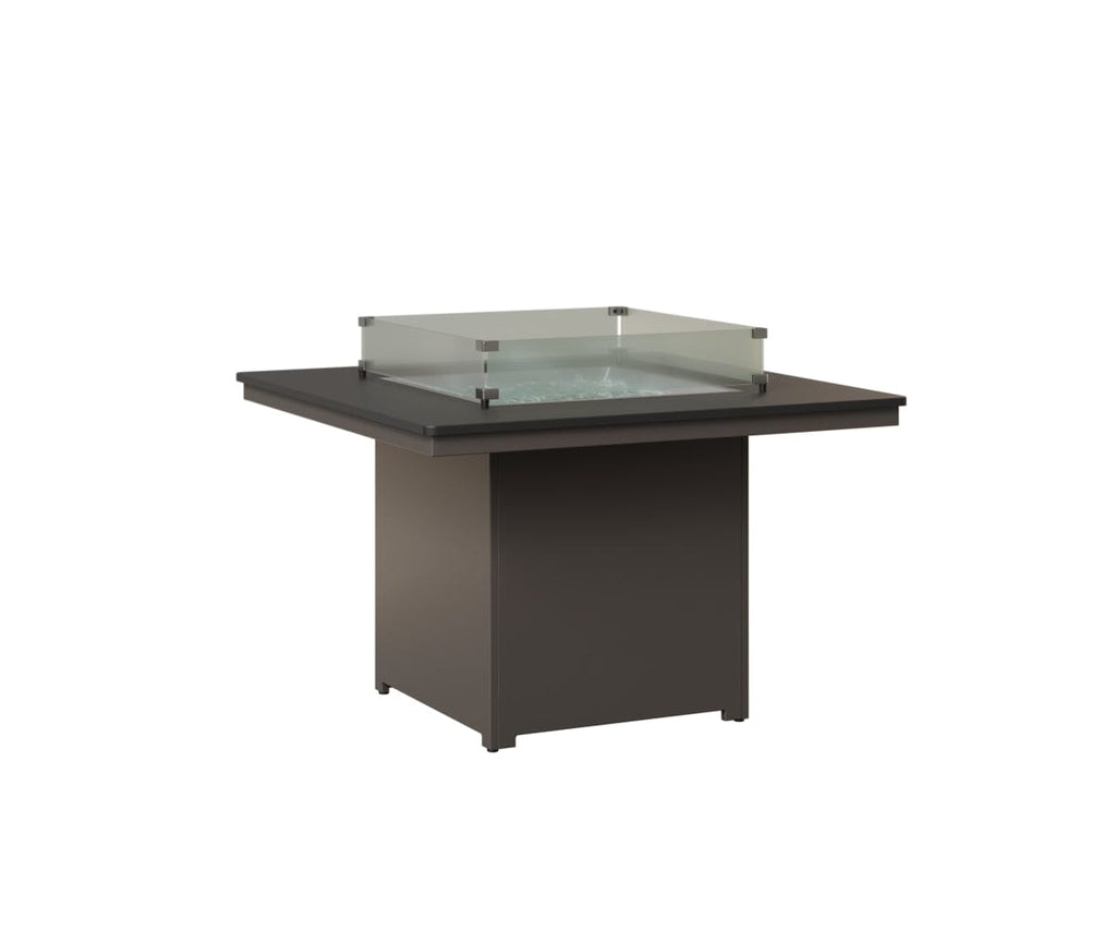 Numa 47" Sq Fire Table Dining Rockwood Outdoor Furniture 