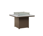Numa 47" Sq Fire Table Dining Rockwood Outdoor Furniture 