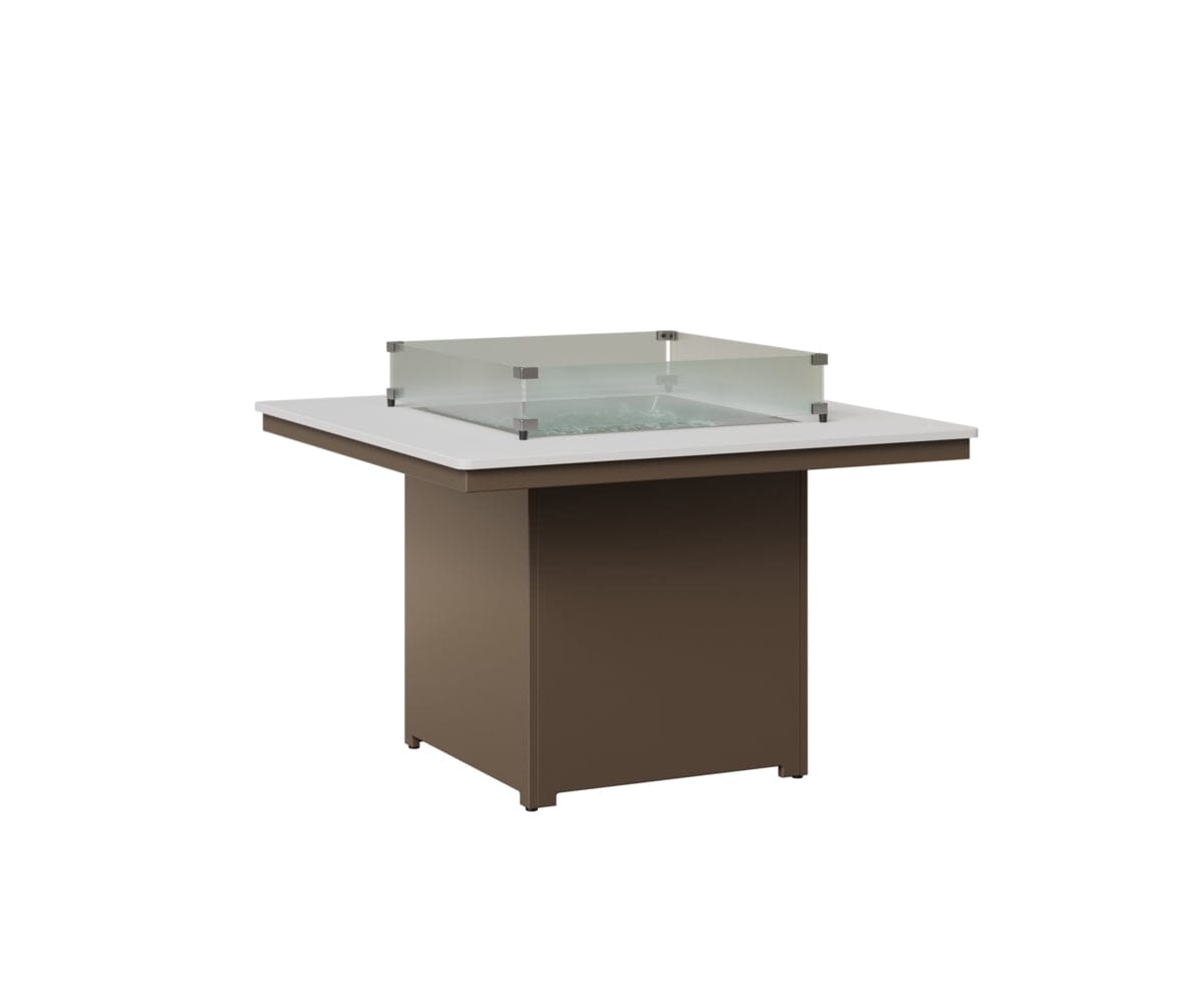 Numa 47" Sq Fire Table Dining Rockwood Outdoor Furniture 