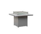 Numa 47" Sq Fire Table Dining Rockwood Outdoor Furniture 