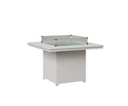 Numa 47" Sq Fire Table Dining Rockwood Outdoor Furniture 
