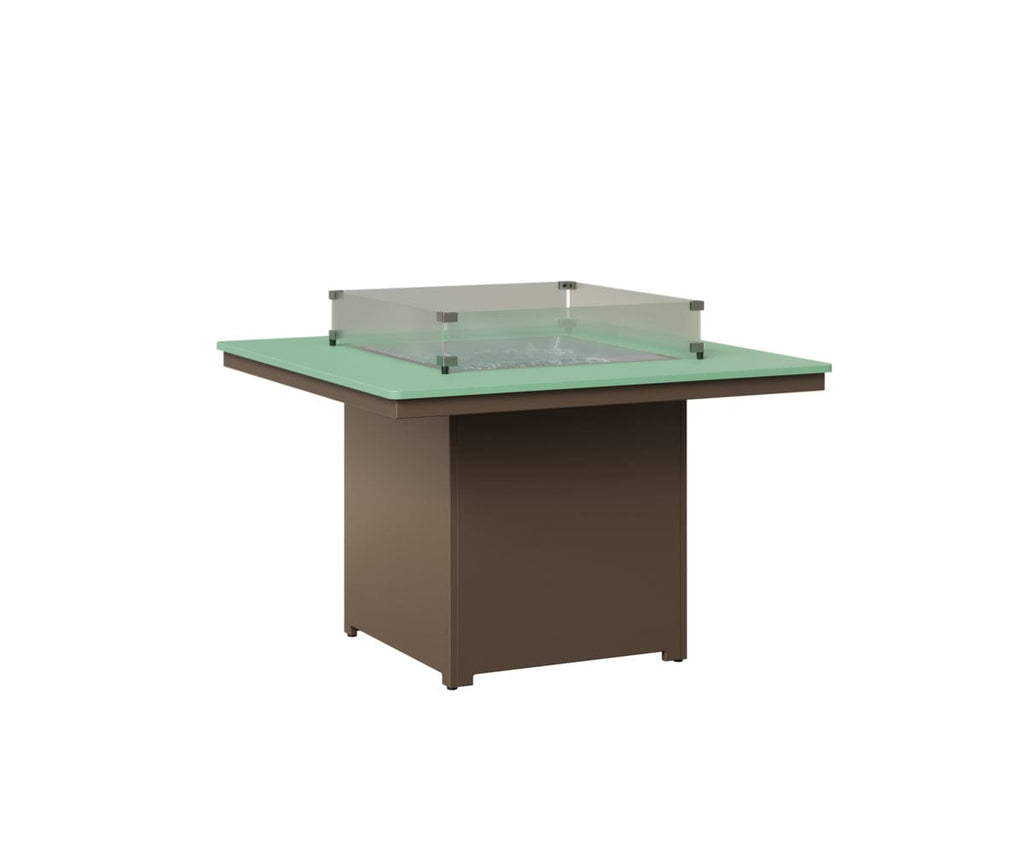 Numa 47" Sq Fire Table Dining Rockwood Outdoor Furniture 
