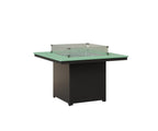 Numa 47" Sq Fire Table Dining Rockwood Outdoor Furniture 