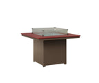 Numa 47" Sq Fire Table Dining Rockwood Outdoor Furniture 