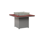 Numa 47" Sq Fire Table Dining Rockwood Outdoor Furniture 