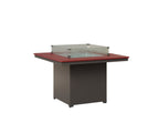 Numa 47" Sq Fire Table Dining Rockwood Outdoor Furniture 