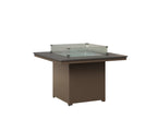 Numa 47" Sq Fire Table Dining Rockwood Outdoor Furniture 