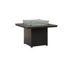 Numa 47" Sq Fire Table Dining Rockwood Outdoor Furniture 