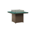 Numa 47" Sq Fire Table Dining Rockwood Outdoor Furniture 