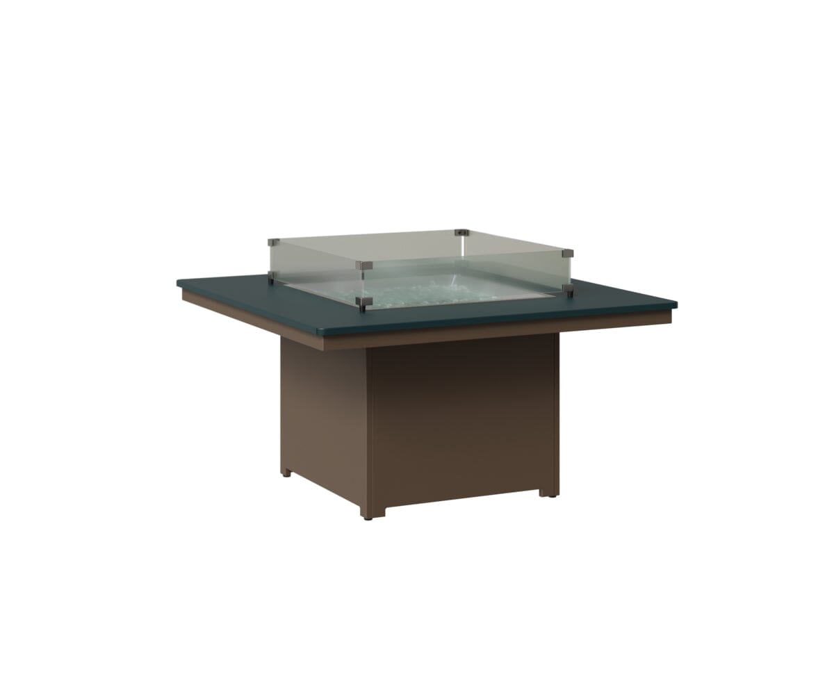 Numa 47" Sq Fire Pit Rockwood Outdoor Furniture MGP Berry MGP Clay 