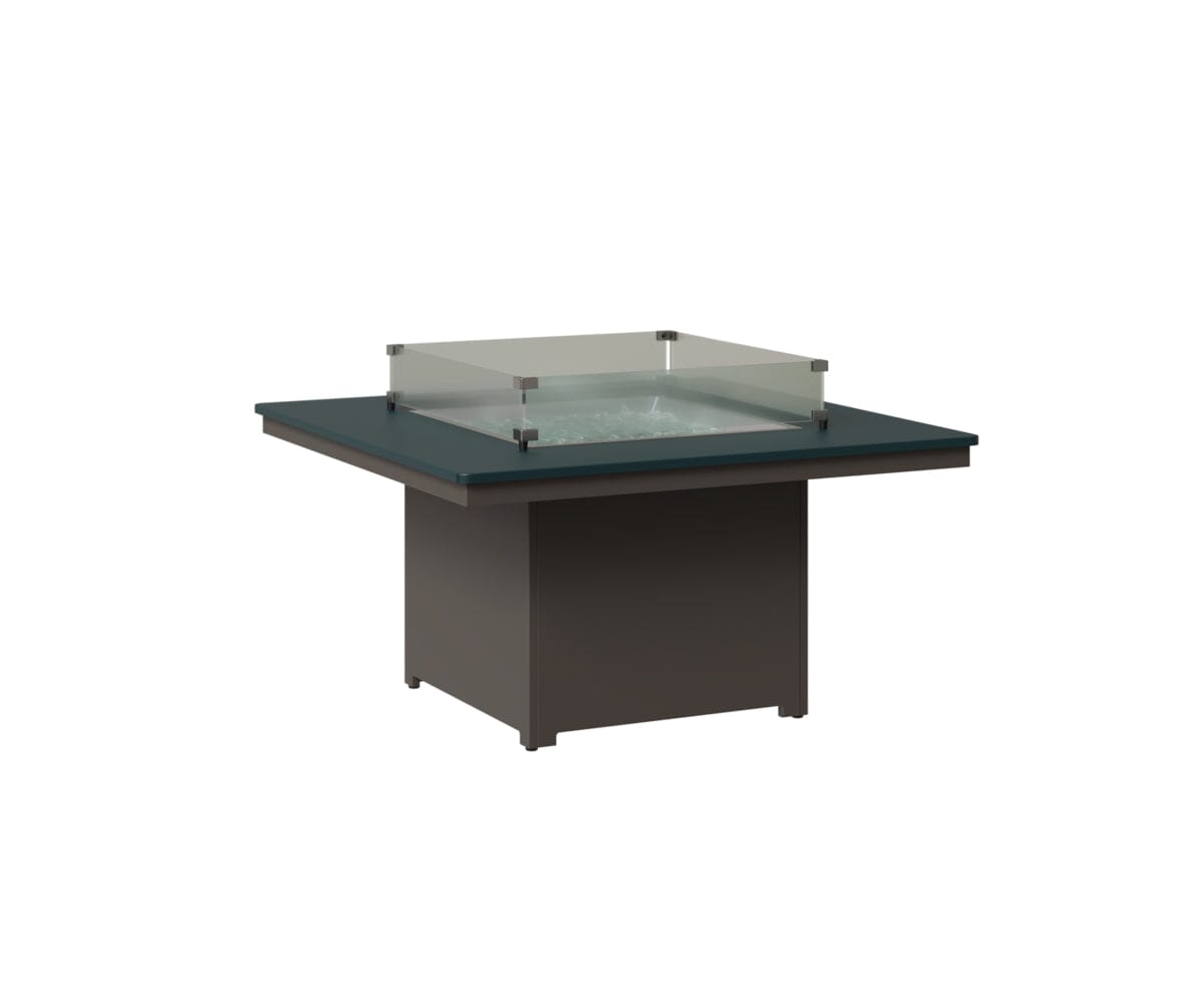 Numa 47" Sq Fire Pit Rockwood Outdoor Furniture MGP Berry MGP Graphite 