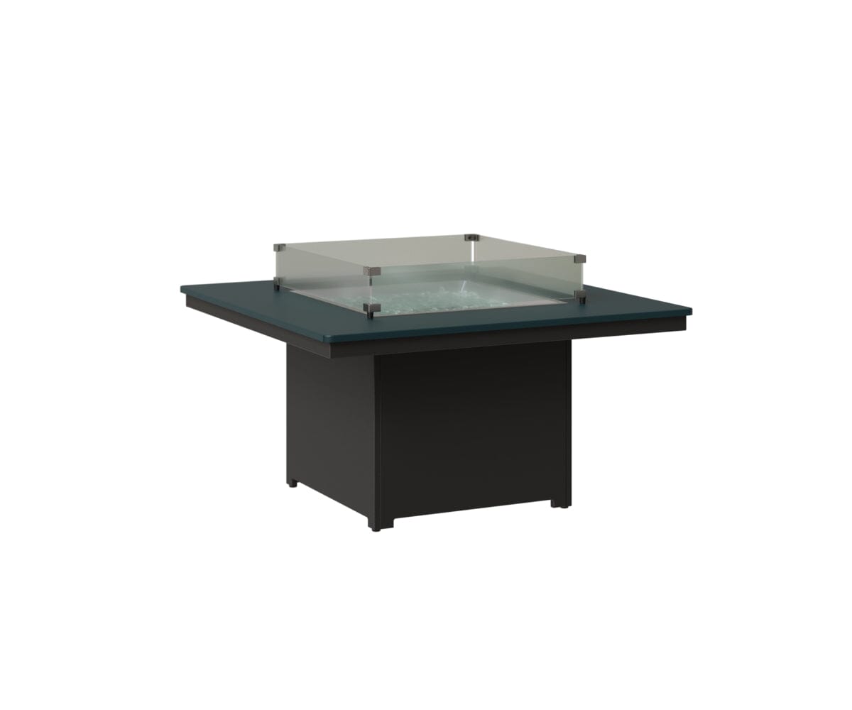 Numa 47" Sq Fire Pit Rockwood Outdoor Furniture MGP Berry MGP Black 
