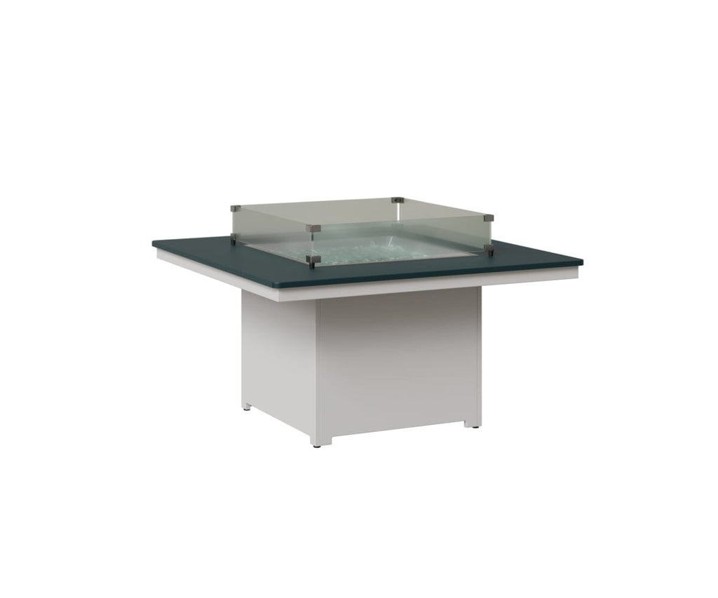 Numa 47" Sq Fire Pit Rockwood Outdoor Furniture MGP Berry MGP White 