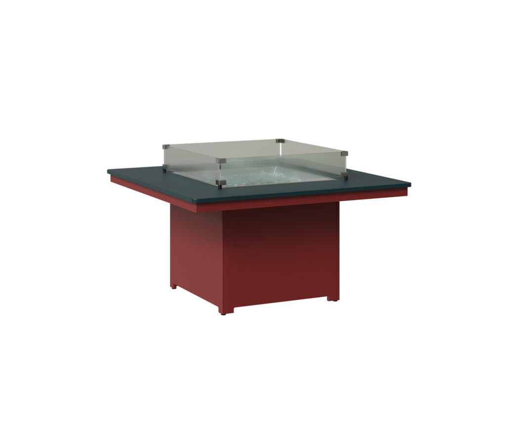 Numa 47" Sq Fire Pit Rockwood Outdoor Furniture MGP Berry MGP Red 