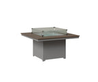 Numa 47" Sq Fire Pit Rockwood Outdoor Furniture Hammered Top: Bronze MGP Fog 