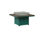 Numa 47" Sq Fire Pit Rockwood Outdoor Furniture MGP Clay MGP Teal 