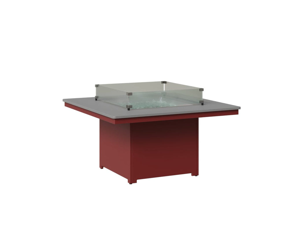 Numa 47" Sq Fire Pit Rockwood Outdoor Furniture MGP Fog MGP Red 