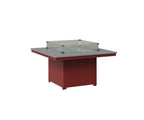 Numa 47" Sq Fire Pit Rockwood Outdoor Furniture MGP Fog MGP Red 
