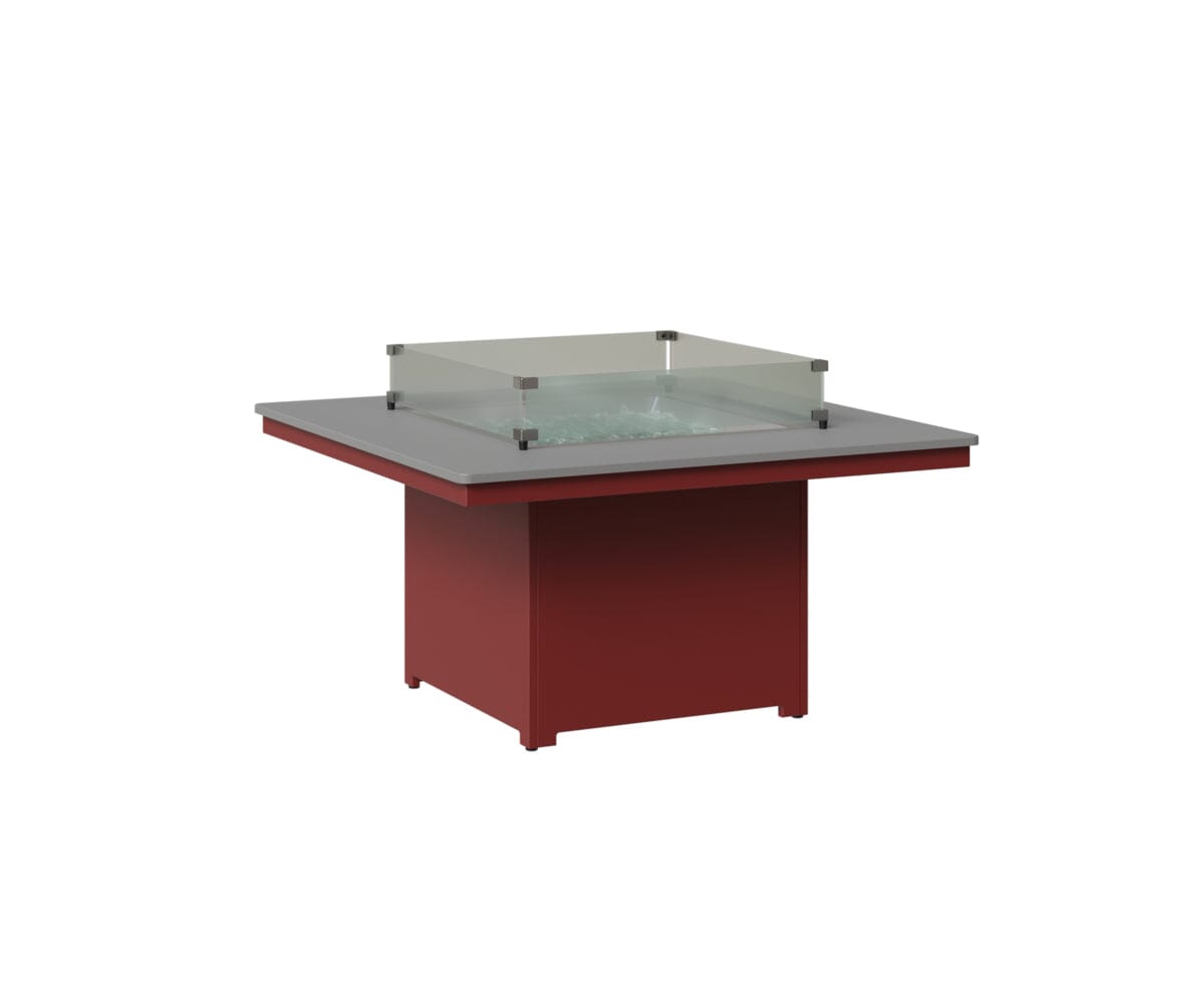 Numa 47" Sq Fire Pit Rockwood Outdoor Furniture MGP Fog MGP Red 