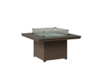 Numa 47" Sq Fire Pit Rockwood Outdoor Furniture MGP Graphite MGP Clay 