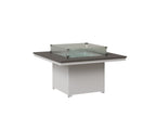Numa 47" Sq Fire Pit Rockwood Outdoor Furniture MGP Graphite MGP White 