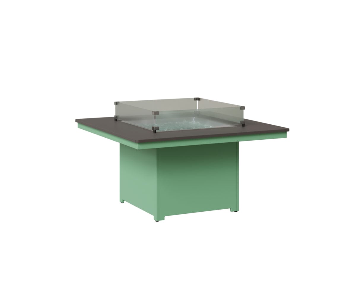 Numa 47" Sq Fire Pit Rockwood Outdoor Furniture MGP Graphite MGP Mint 