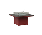 Numa 47" Sq Fire Pit Rockwood Outdoor Furniture MGP Graphite MGP Red 