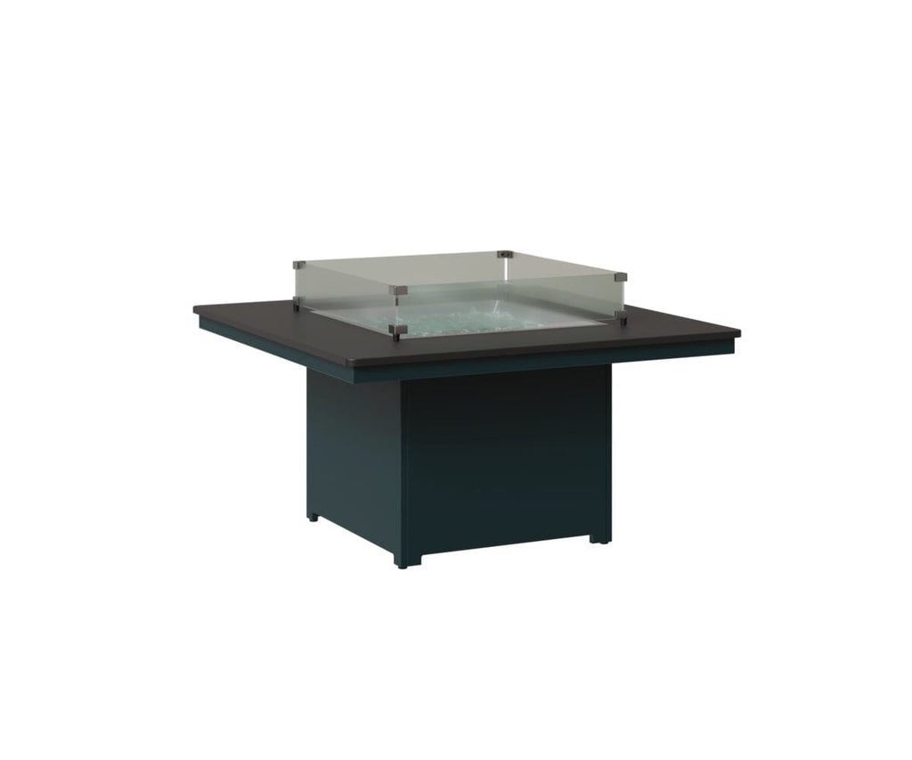 Numa 47" Sq Fire Pit Rockwood Outdoor Furniture MGP Black MGP Berry 