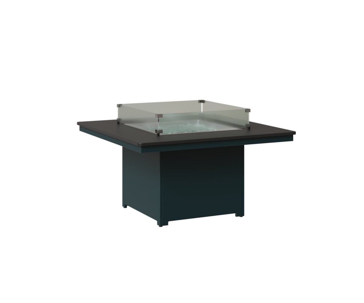 Numa 47" Sq Fire Pit Rockwood Outdoor Furniture MGP Black MGP Berry 