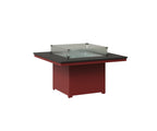 Numa 47" Sq Fire Pit Rockwood Outdoor Furniture MGP Black MGP Red 