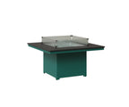 Numa 47" Sq Fire Pit Rockwood Outdoor Furniture MGP Black MGP Teal 