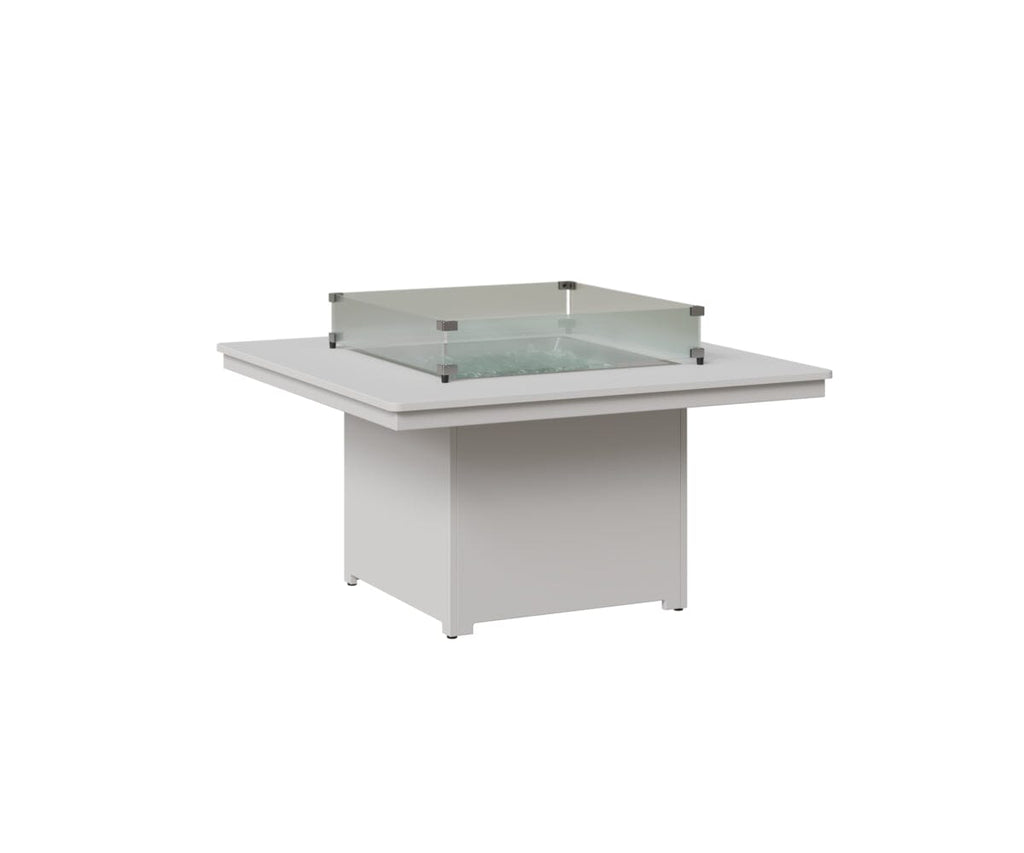 Numa 47" Sq Fire Pit Rockwood Outdoor Furniture MGP White MGP White 
