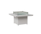 Numa 47" Sq Fire Pit Rockwood Outdoor Furniture MGP White MGP White 