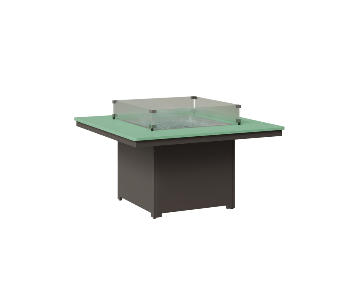 Numa 47" Sq Fire Pit Rockwood Outdoor Furniture MGP Mint MGP Graphite 