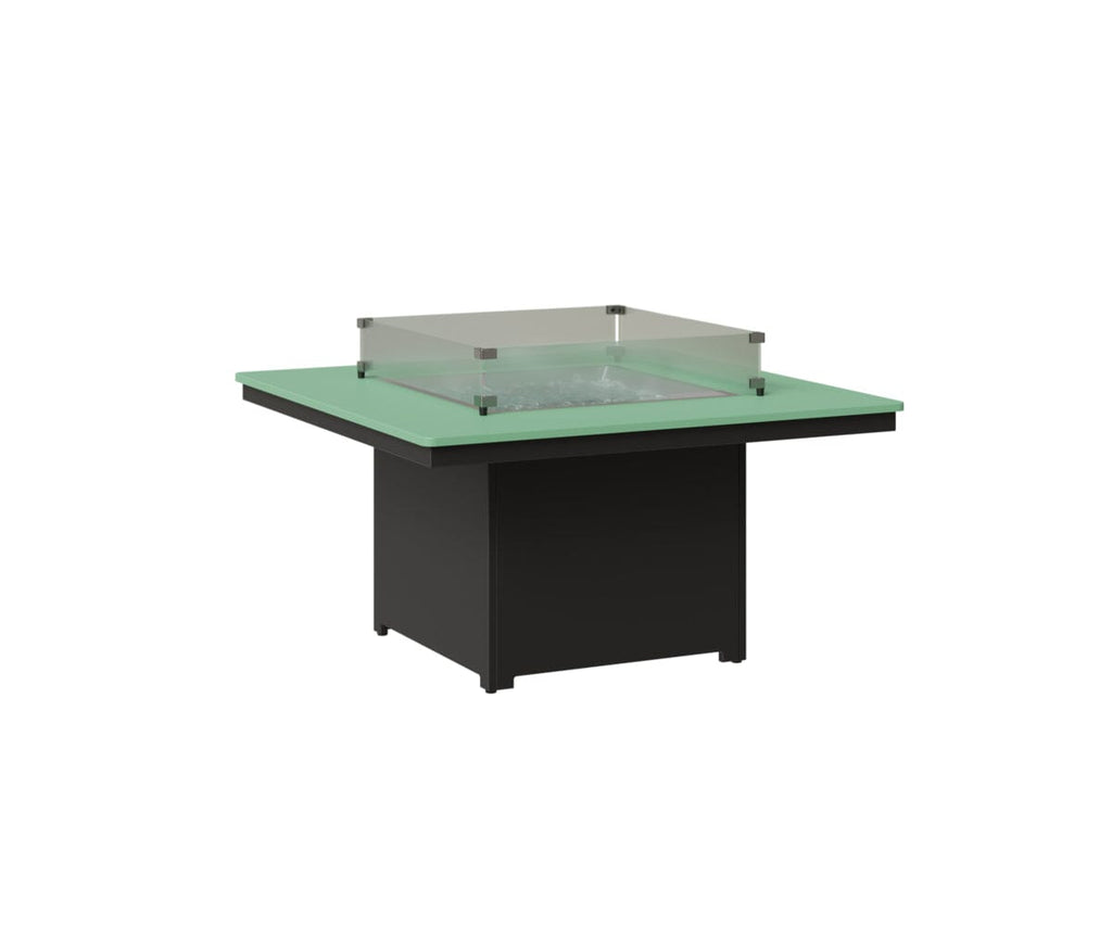 Numa 47" Sq Fire Pit Rockwood Outdoor Furniture MGP Mint MGP Black 