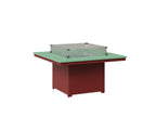 Numa 47" Sq Fire Pit Rockwood Outdoor Furniture MGP Mint MGP Red 