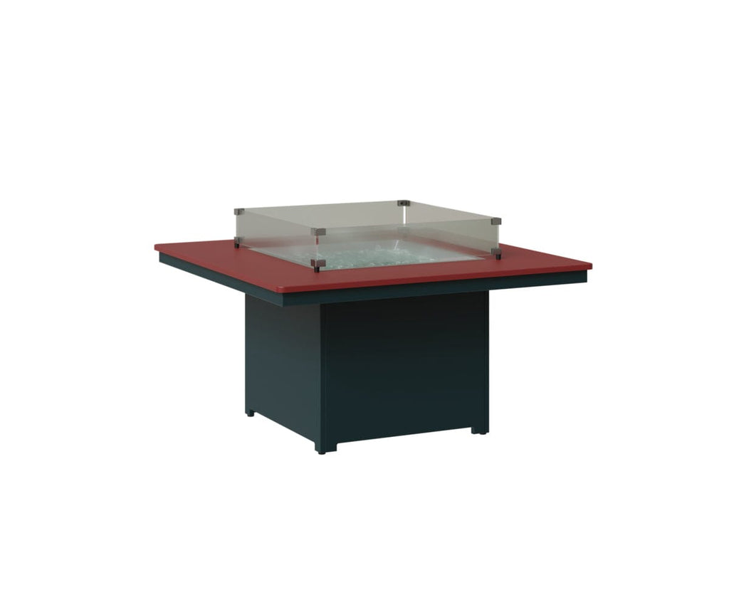 Numa 47" Sq Fire Pit Rockwood Outdoor Furniture MGP Red MGP Berry 
