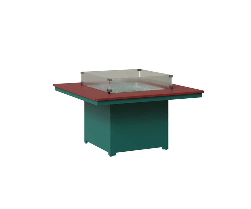 Numa 47" Sq Fire Pit Rockwood Outdoor Furniture MGP Red MGP Teal 
