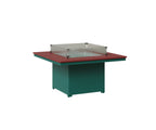 Numa 47" Sq Fire Pit Rockwood Outdoor Furniture MGP Red MGP Teal 