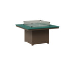 Numa 47" Sq Fire Pit Rockwood Outdoor Furniture MGP Teal MGP Clay 