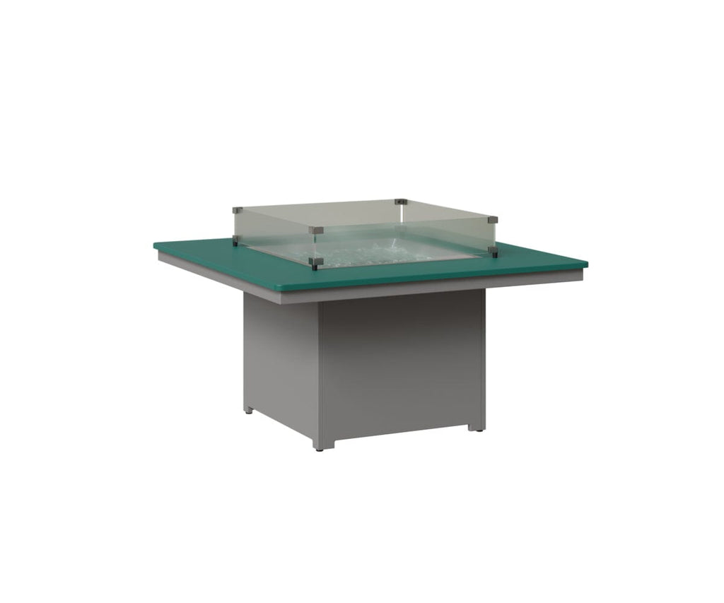Numa 47" Sq Fire Pit Rockwood Outdoor Furniture MGP Teal MGP Fog 