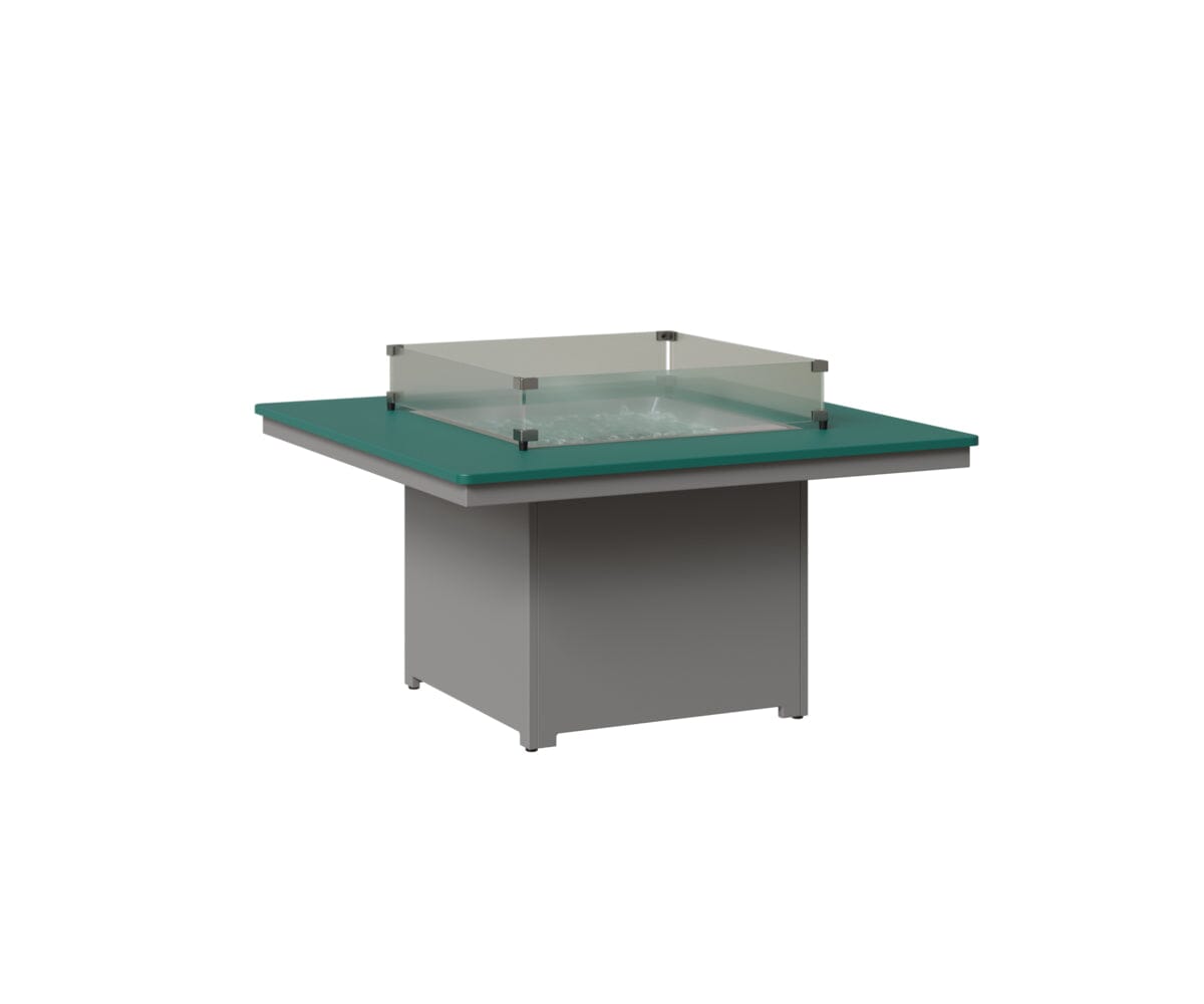 Numa 47" Sq Fire Pit Rockwood Outdoor Furniture MGP Teal MGP Fog 