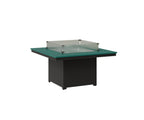 Numa 47" Sq Fire Pit Rockwood Outdoor Furniture MGP Teal MGP Black 