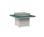Numa 47" Sq Fire Pit Rockwood Outdoor Furniture MGP Teal MGP White 