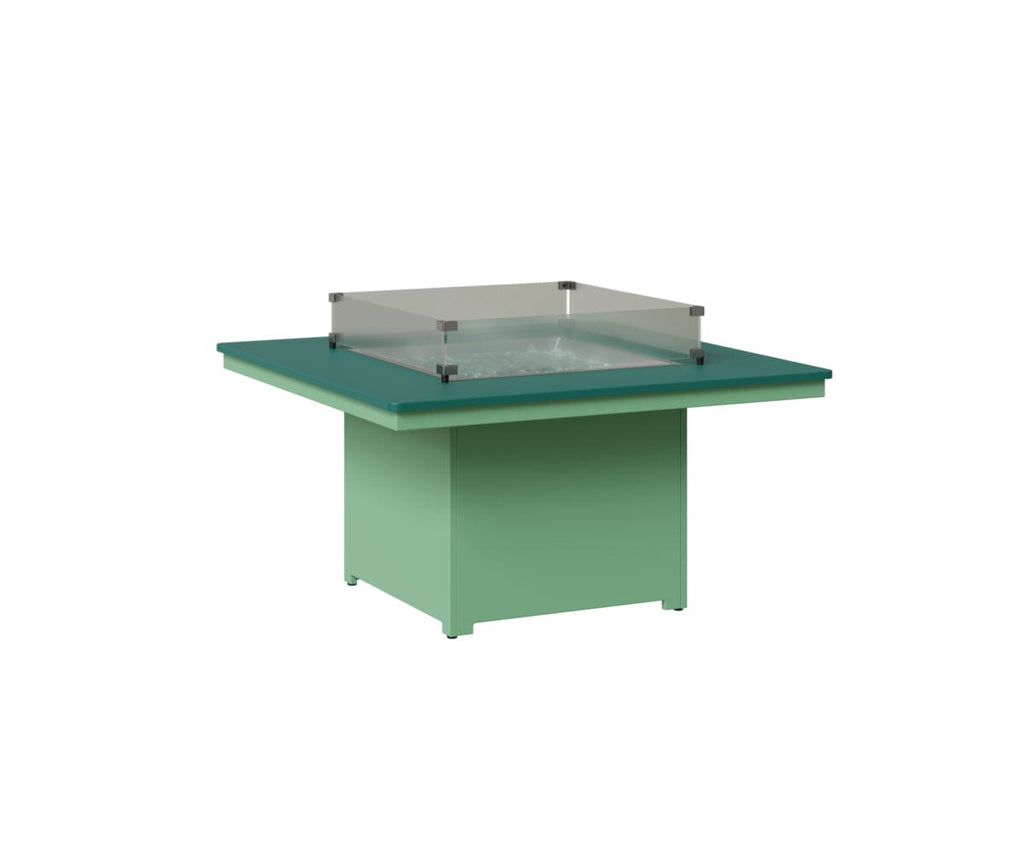 Numa 47" Sq Fire Pit Rockwood Outdoor Furniture MGP Teal MGP Mint 