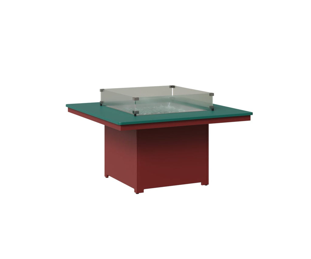 Numa 47" Sq Fire Pit Rockwood Outdoor Furniture MGP Teal MGP Red 