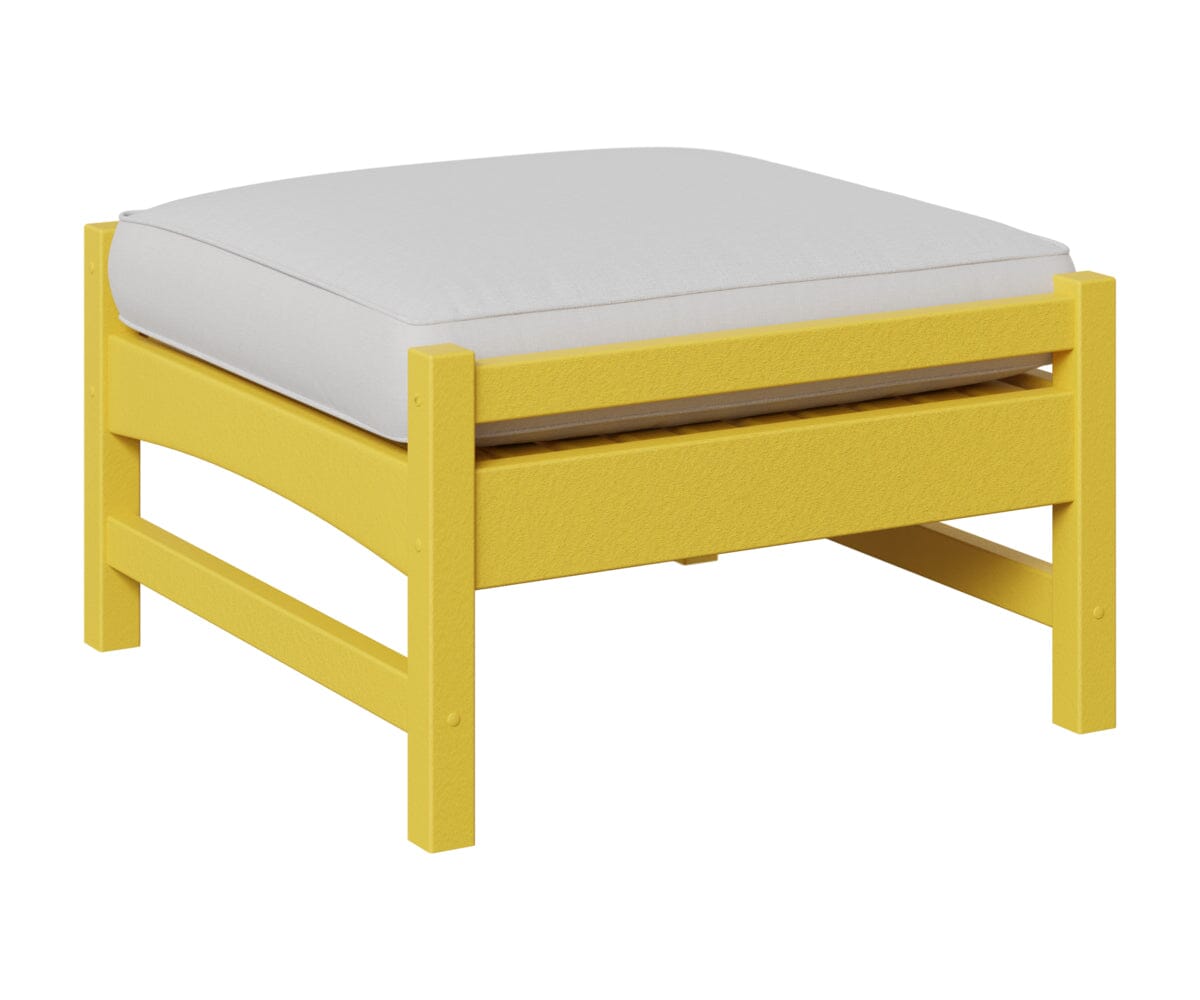 Camden Ottoman Rockwood Outdoor Furniture Sunburst Yellow 