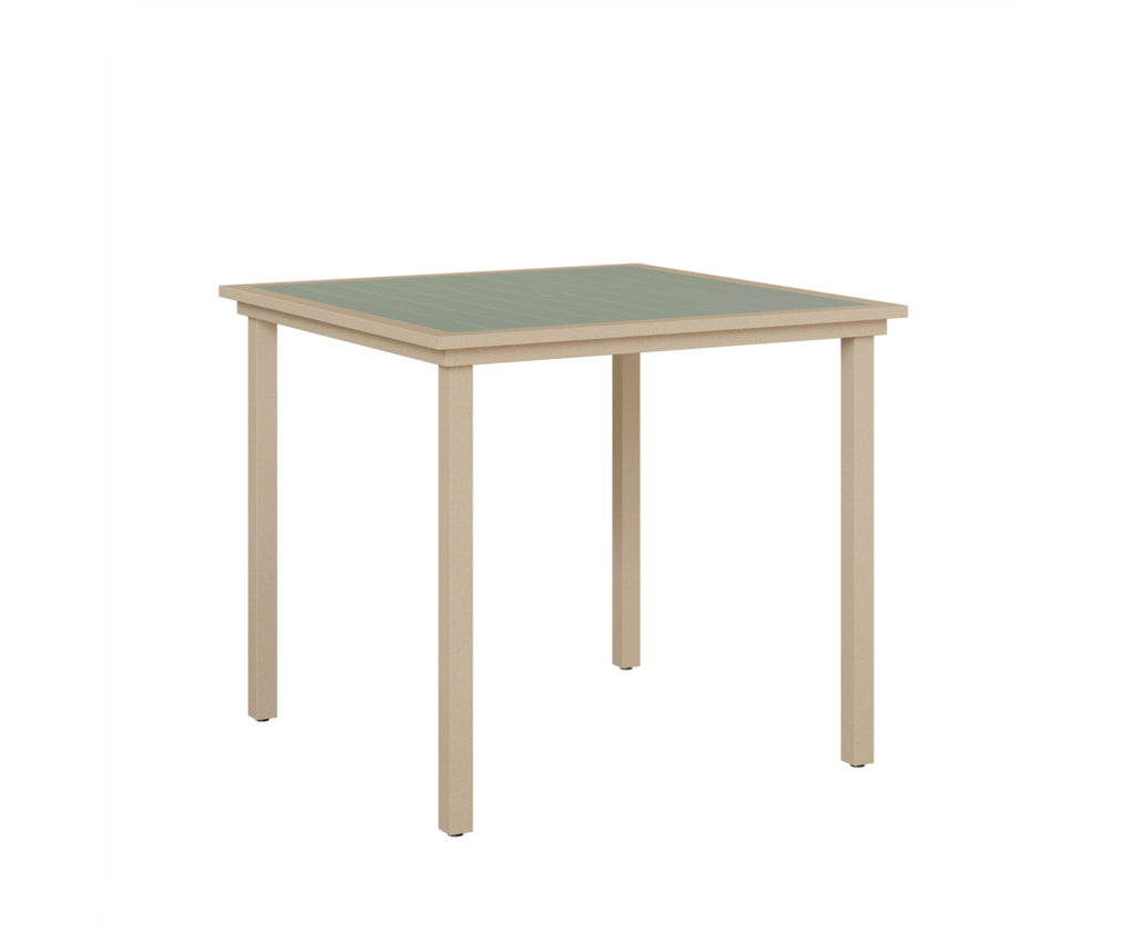 Vida 44" Square Table - Poly Top - Bar